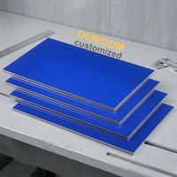 Lámina de Aluminio Compuesto ACM con Acabado PVDF, Antiestática, Impermeable, Grosor Personalizado, Paneles ACP para Paredes Exteriores