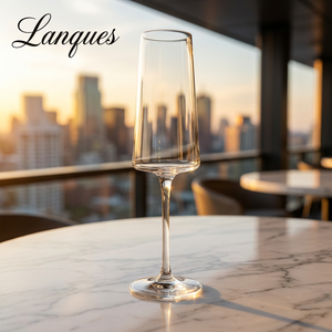 Copas de champán angulares modernas de Lanques para bodas y eventos, copas para brindar, copas para celebraciones de aniversario, copas para <span class=keywords><strong>prosecco</strong></span> - Product Image 1