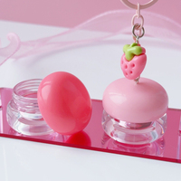 Bocaux en plastique transparent pour masque à lèvres, boue à lèvres, brillant à lèvres, crème pour les yeux, lotion, échantillons cosmétiques, flacons de crème – Vente chaude