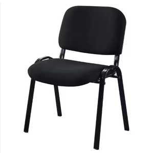 Chaise de bureau empilable en métal avec dossier en maille et tablette d'écriture pour salle d'attente, église, conférence - Vente en gros - Product Image 2