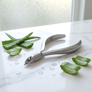 Cortacutículas de Acero Inoxidable con Hoja Curva Biselada, Apertura de 5 mm, Punta Afilada, Herramienta Profesional para Uñas, Duradera, para Uso en Dedos de Adultos, Regalo - Product Image 1