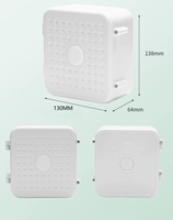 Boîtier de jonction carré en plastique OEM pour routeur Wi-Fi sans fil, capteur de réseau et passerelle de contrôle à distance, petit boîtier ABS pour projets électroniques