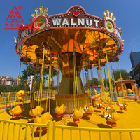 Manège à chaises volantes le plus populaire pour enfants, avec lumières LED colorées, pour parcs d'attractions familiaux
