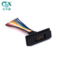Connecteur magnétique Pogo Pin à 8 broches mâle/femelle en cuivre CZX pour la charge USB