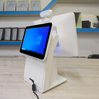 Mini PC de service de commande automatique avec caméra, lecteur de codes-barres et imprimante de tickets