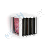 Boya Display SLR111-1 Présentoir métallique à panneau perforé pour échantillons de carreaux de céramique, pierre, marbre, quartz, réglable