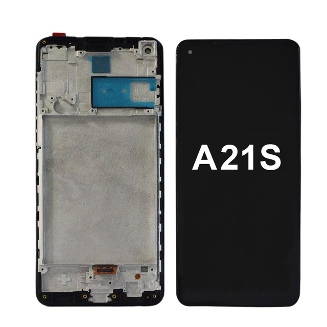 Mobile Phone Parts with Frame Replacement Assembly Touch Screen A21S A217 Display Lcd for Samsung A217F A217M