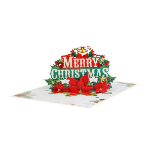 Artesanía de lujo 3D Pop-up Tarjetas de regalo de felicitación de Navidad Personalizadas para Feliz Navidad Ideas de regalos de Navidad hechas a mano - Product Image 5