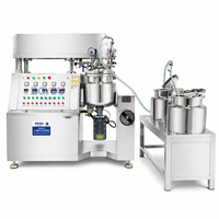 Mélangeur émulsifiant sous vide 30L à chauffage vapeur et levage hydraulique en acier inoxydable 316 certifié CE pour boissons