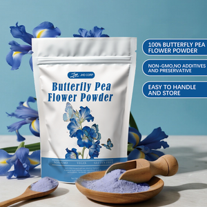 Poudre de fleur de pois papillon bleue de qualité alimentaire naturelle en gros pour le thé et les boissons saines, colorant alimentaire naturel - Product Image 4