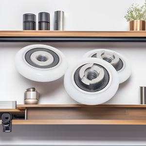 ลูกกลิ้งยางกันสนิม S605RS พร้อมเกลียว M4 สำหรับห้องอาบน้ำและตู้ครัว - Product Image 4