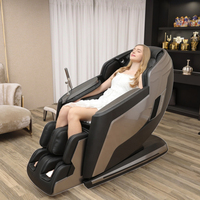 Sillón de Masaje de Gravedad Cero Boncare K21 para Todo el Cuerpo, con Riel SL 4D, Calor, Shiatsu, Bolsas de Aire, Reclinable Eléctrico y Función Musical para el Hogar