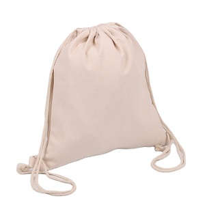 Sac en toile pliable écologique avec cordon de serrage et logo personnalisé, sacs cadeaux à cordon noir - Product Image 1