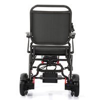 Fauteuil roulant électrique ultra léger en fibre de carbone, pliable instantanément, portable, pour les personnes âgées, voyages en plein air