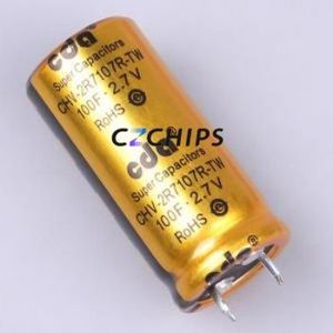 Supercondensateur CHV-2R7107R-TW-S1, composant traversant (THT), condensateur 100F -10%~+30% 2.7V 240uA@72hrs - Product Image 1