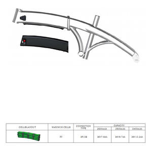 Batterie Scimitar 36V 8.7Ah pour vélos Legacy, <span class=keywords><strong>Kutty</strong></span>, Ecobike, Toursim, vélos électriques KS Cycling, ADORE COLOGNE 20, FAFREES 20F055, YOUIN - Product Image 6
