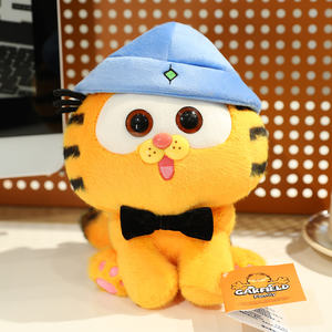 8 Inch Anime Love Pizza Frietjes <span class=keywords><strong>Garfield</strong></span> <span class=keywords><strong>Cat</strong></span> Throw Kussen Pluche Speelgoed Cadeau - Product Image 6