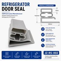 Joint d'étanchéité magnétique en PVC sur mesure pour réfrigérateur, congélateur commercial, vitrine réfrigérée et chambre froide