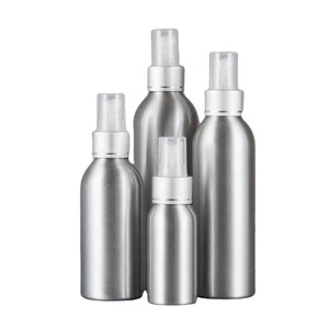 Aluminum 50ml 100ml 150ml Refillable <b>Mist</b> Spray <b>Bottle</b> 300ml Aluminium <b>Bottle</b> with Metal Silver Screw Cap - Product Image 5
