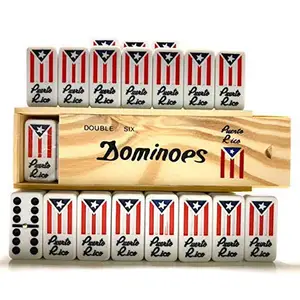 Puerto Rico Dominoes Puerto Rico Flag Domino Set Boricua Pride Dominoes