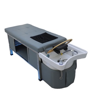 Kisen Mobilier de Salon de Luxe : Lit de Lavage et de Massage Capillaire, Table de Spa Capillaire Personnalisée, Lit de Traitement Capillaire Japonais avec Lumière LED et Fonction Hydraulique - Product Image 1