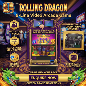Rolling Dragon Habichuelas Mini Countertop Arcade Cabinet 22 Inch Dual Screen Touch Video Game <b>Machine</b> for <b>Amusement</b> Game Room - Product Image 5