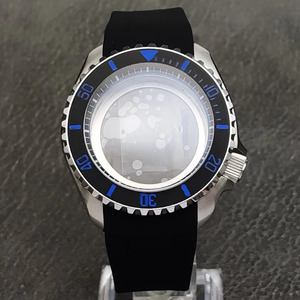 42Mm Thép Bạc Matte Đồng Hồ Chống Thấm Nước Trường Hợp Với Sapphire Pha Lê Cho Nh35 Nh36 Phong Trào 28.5Mm Quay Số Mods - Product Image 3