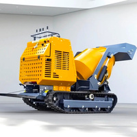 Mini bétonnière à chargement automatique Chargeur de camion à béton avec pompe à chenilles et composants du moteur Moteur de pompe à moteur