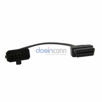 Cable Adaptador de Diagnóstico OBD1 de 10 Pines a OBD2 de 16 Pines para Opel