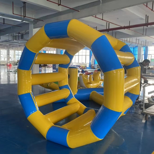 Rodillo de <span class=keywords><strong>rueda</strong></span> caliente inflable de grado comercial, ruedas rodantes de agua inflables flotantes, rodillo para caminar sobre el agua - Product Image 1
