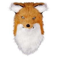 Masque de renard blanc réaliste en latex, masque intégral de renard avec bouche mobile, costume de renard pour Halloween, fête costumée, masques d'animaux en fourrure