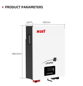 Moet LP16-48200 51.2V 200ah Lithium Ion Muur Gemonteerd Huis Power Opslag Batterij Ups Zonne-Energie Batterij Batterij - Product Image 3