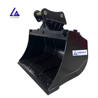 Godet inclinable pour excavatrice, largeur 1000 mm 1200 mm, inclinaison à 45 degrés pour travaux en pente, 10-15 tonnes