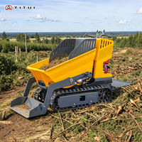 Mini-Dumper Raupendumper 500kg Traglast Raupen-Minitransporter Anpassbar 1 Tonne Kapazität für Landwirtschaftstransport