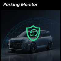 Caméra embarquée 4K 2160p 3,2 pouces à 3 canaux avec vision nocturne, enregistrement en boucle, capteur G et Wi-Fi via application