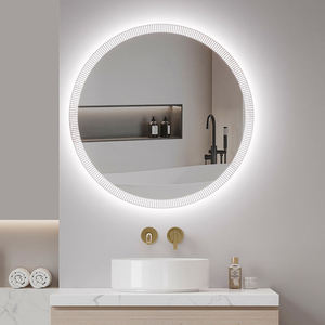 Espejo de Baño LED Redondo Inteligente Contemporáneo, Espejo de Baño Moderno sin Marco, Iluminado, para Aplicaciones en Hoteles - Product Image 1