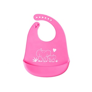 BPA-Free <span class=keywords><strong>Silicone</strong></span> impermeabile <span class=keywords><strong>bavaglino</strong></span> con cibo Catcher servizio di lavorazione del taglio personalizzato per l'alimentazione del bambino - Product Image 3