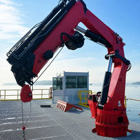 Grue de pont articulée marine BV à prix d'usine, rotation à 360°, 16T.m, 300KG, 500KG, 6 tonnes, pour bateau de pêche