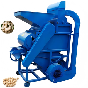 Vendita a caldo ad alta efficienza doppio ventilatore doppio albero doppio ri-trebbiatura modello 50 Sheller di arachidi per aziende agricole e case - Product Image 6