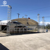 Estructura de Truss de Aluminio para Escenarios al Aire Libre de 300 mm para Conciertos, Gran Oferta