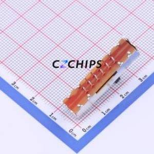 SS-24F28-G6NS Slide Switch Through hole Component (THT) Switch Double Pole Four Throw Rectangle Pin Header PC Pin Through Hole - Product Image 2