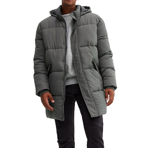 Veste matelassée personnalisée, imperméable, coupe-vent, longue, décontractée, pour homme - Product Image 1
