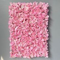 Mur floral artificiel en soie et plastique, arrangement d'hortensias, toile de fond murale 60x40cm, style naturel, écologique