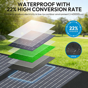 Panel Solar Portátil Plegable Alecter de 60W, Cargador USB 5V, Silicio Monocristalino, 20% de Eficiencia, para Campismo al Aire Libre, Gran Venta - Product Image 6