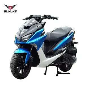 Hot sale low fuel consumption 150cc motorbike single cylinder fat tire motorcycles gas powered with pedals
