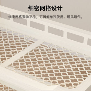 <b>Kitchen</b> <b>Storage</b> Rack Multi Layer Plastic Mobile With Wheels For Food Organization In <b>Kitchen</b> - Product Image 3