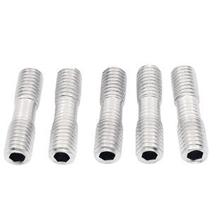 M5-1.0x20 Metric Thread Insert Fully Threaded 12.9 Grade <b>Socket</b> Drive Double End <b>Screw</b> For CNC Milling Fixture - Product Image 1
