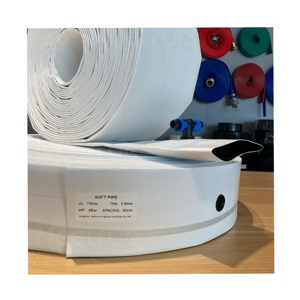 Tuyau d'irrigation <span class=keywords><strong>goutte</strong></span> <span class=keywords><strong>à</strong></span> <span class=keywords><strong>goutte</strong></span> agricole Neetrue, plat, avec trous préfabriqués, matériau LLDPE, basse pression, 1000 m/rouleau - Product Image 1
