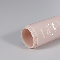 Bouteille Unique de pompe sans air ABS de forme inversée de 15ml, 30ml, 50ml, bouteille de Lotion de couleur personnalisée, vente en gros