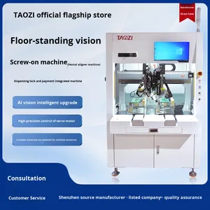 Macchina per l'inserimento di filettature visive <span class=keywords><strong>a</strong></span> doppia stazione completamente automatica con vite motorizzata di bloccaggio 220V 2.2kW 1 anno di garanzia - Product Image 2